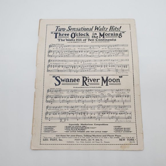 Vintage Sheet Music 1922 Why Should I Cry Over You Waltz Miller Cohn - Picture 5 of 5